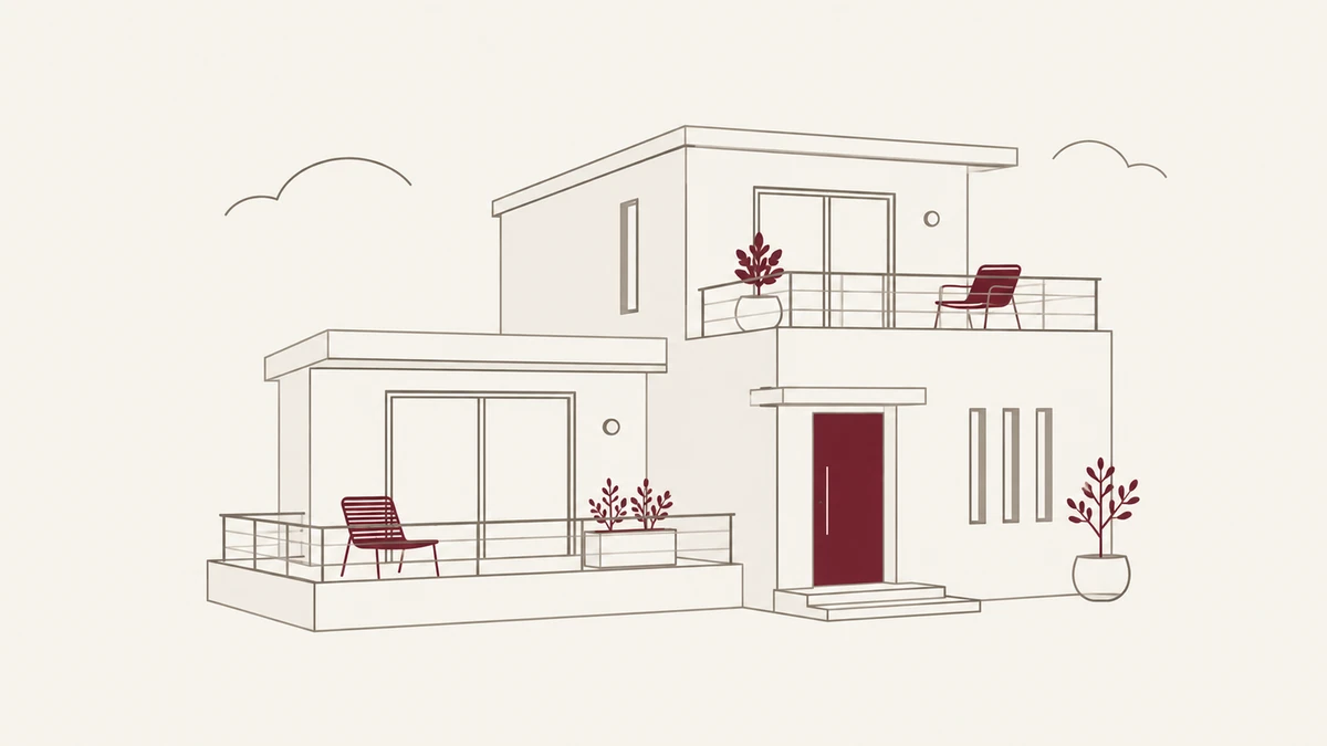 선암호수공원 힐스테이트 84타입 172P 펜트하우스 테라스 생활 장면 개념도