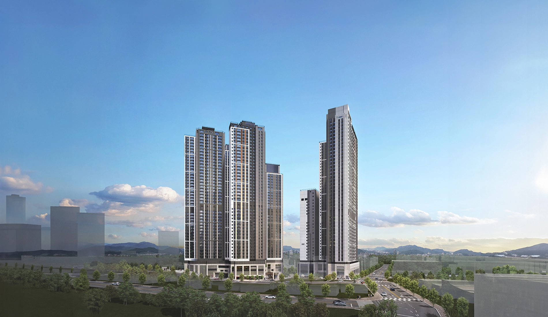 선암호수공원 힐스테이트 84타입 조감도